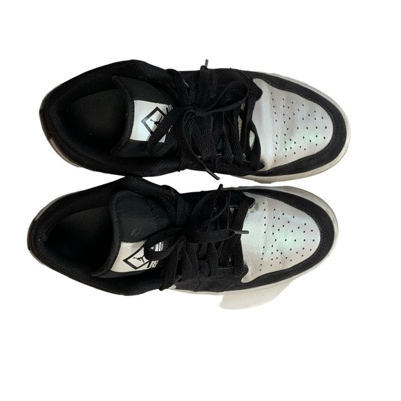 AIR JORDAN 1 LOW “DIAMOND” MENS NIKE SHOE SZ 7.5 - Picture 2 of 11